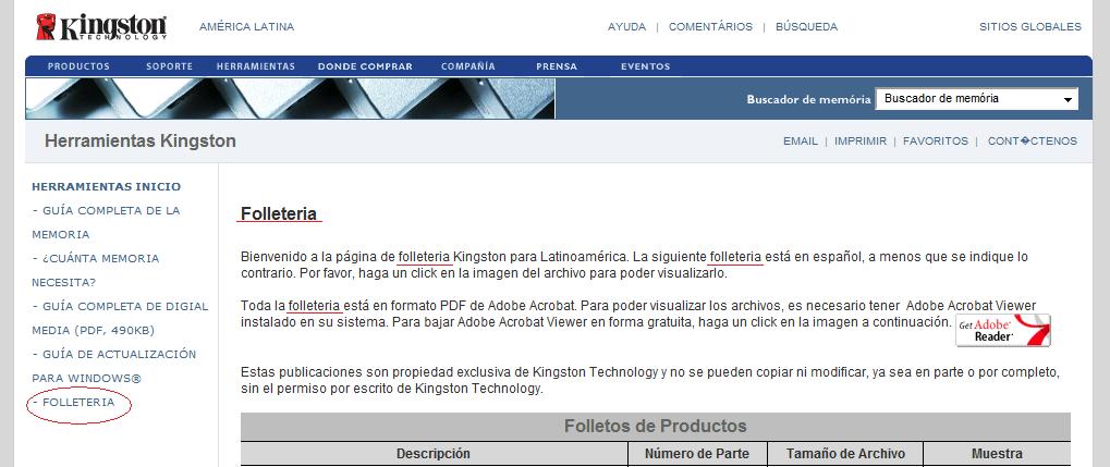 La «folleteria» de Kingston